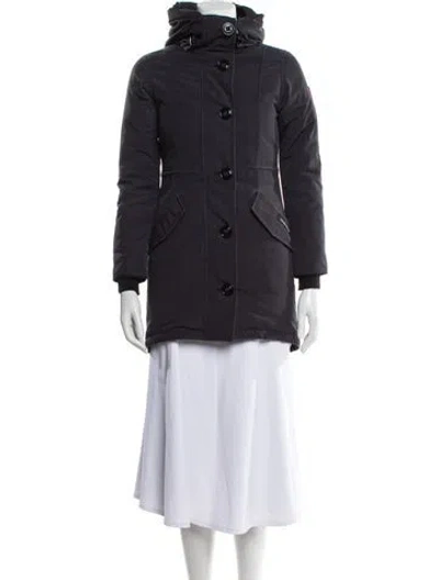 Pre-owned Canada Goose Down Coat In Blue