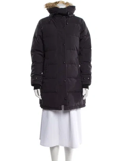 Pre-owned Canada Goose Down Coat In Blue