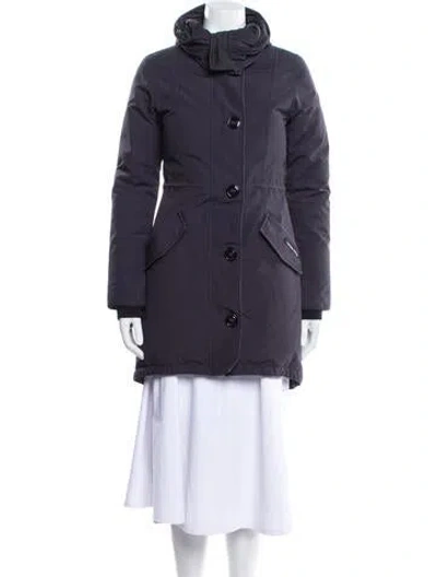 Pre-owned Canada Goose Down Coat In Blue