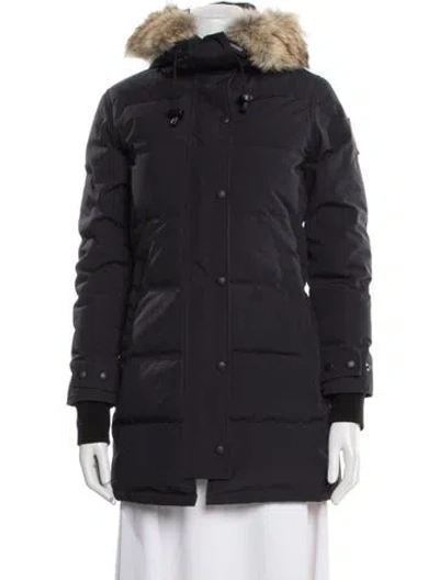 Pre-owned Canada Goose Down Coat In Blue