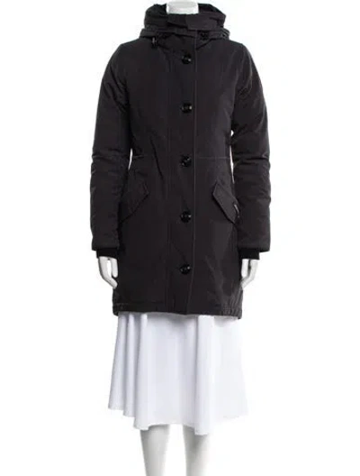 Pre-owned Canada Goose Down Coat In Blue