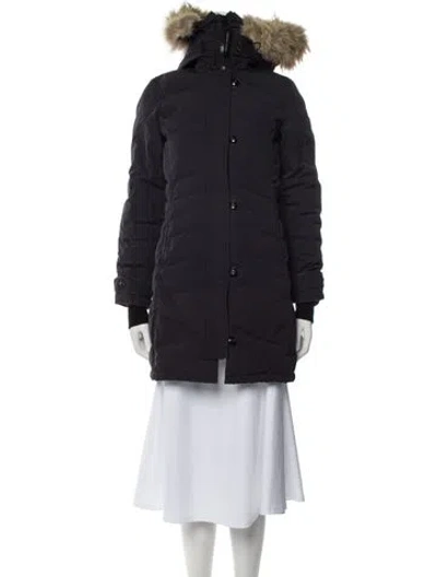 Pre-owned Canada Goose Down Coat In Blue