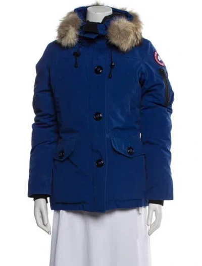 Pre-owned Canada Goose Down Coat In Blue