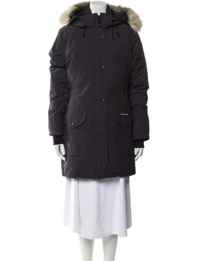 Pre-owned Canada Goose Down Coat In Blue