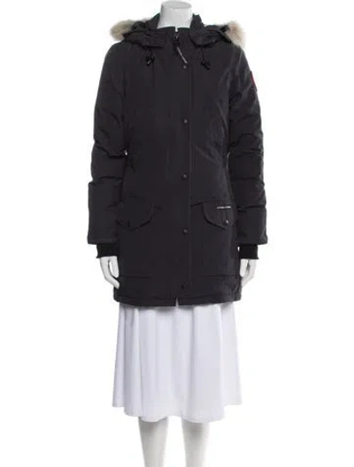 Pre-owned Canada Goose Down Coat In Blue