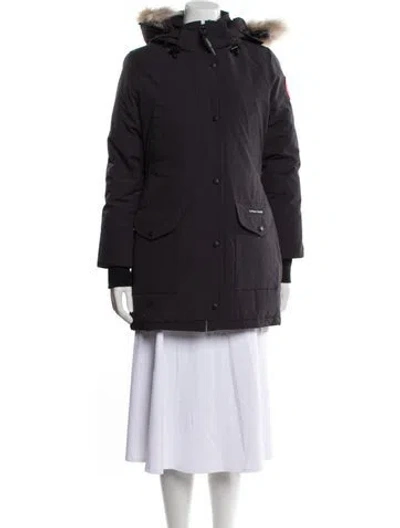Pre-owned Canada Goose Down Coat In Blue