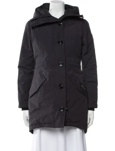 Pre-owned Canada Goose Down Coat In Blue