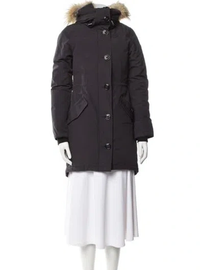 Pre-owned Canada Goose Down Coat In Blue