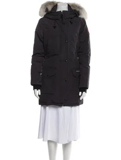 Pre-owned Canada Goose Down Coat In Blue