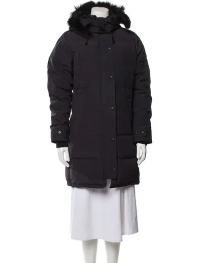 Pre-owned Canada Goose Down Coat In Blue