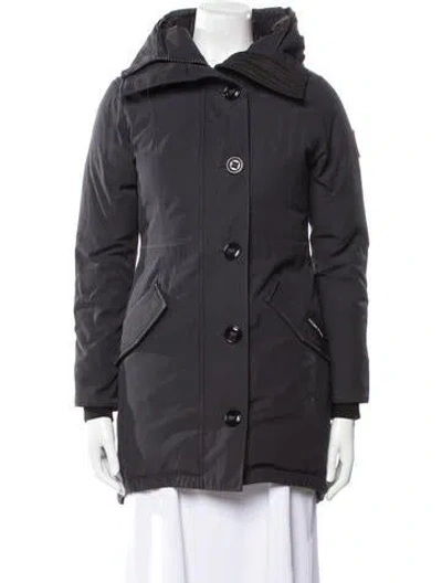 Pre-owned Canada Goose Down Coat In Blue
