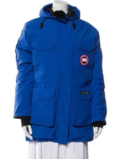 Pre-owned Canada Goose Down Coat In Blue