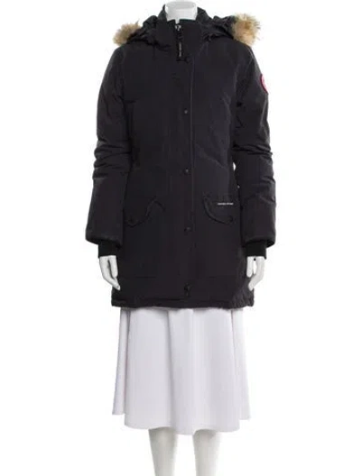 Pre-owned Canada Goose Down Coat In Blue