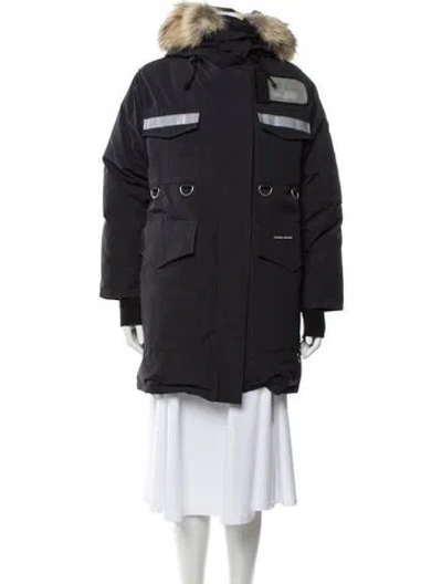 Pre-owned Canada Goose Down Coat In Blue