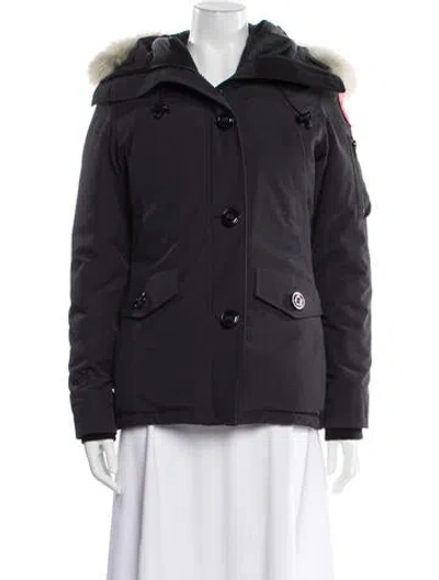 Pre-owned Canada Goose Down Coat In Blue