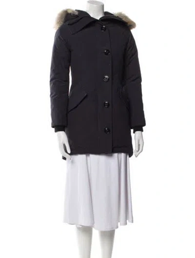 Pre-owned Canada Goose Down Coat In Blue