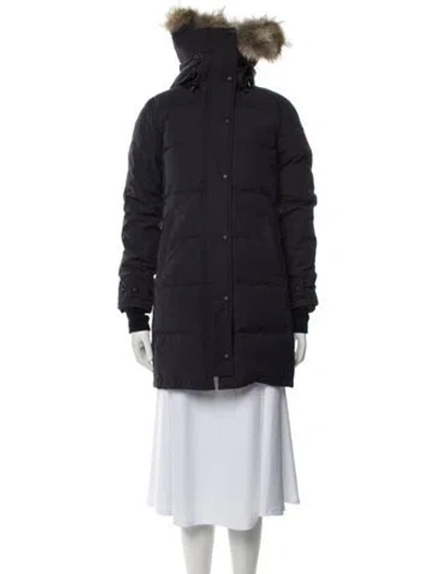 Pre-owned Canada Goose Down Coat In Blue