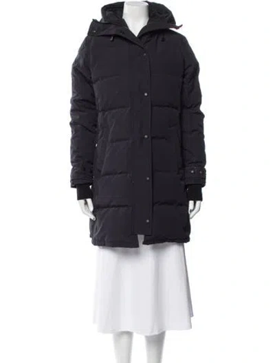 Pre-owned Canada Goose Down Coat In Blue