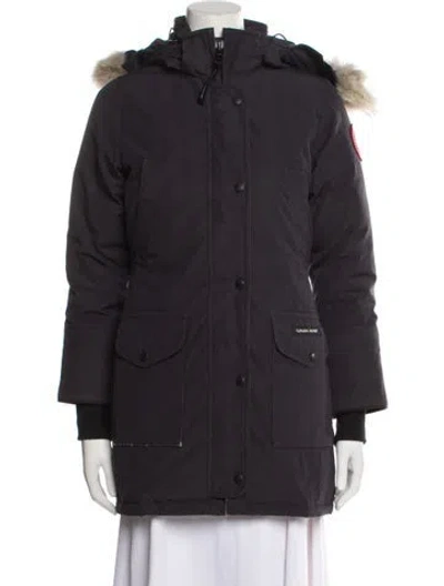Pre-owned Canada Goose Down Coat In Blue