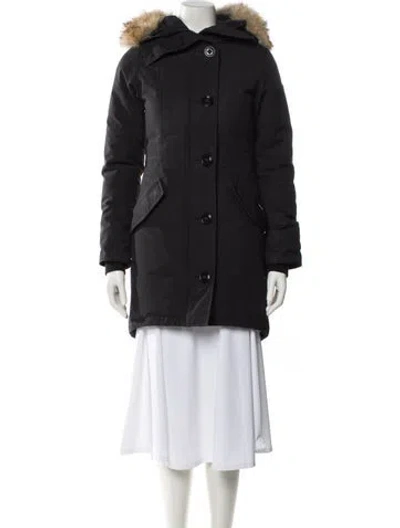 Pre-owned Canada Goose Down Coat In Blue