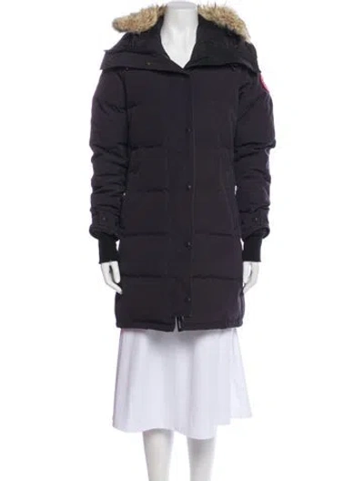 Pre-owned Canada Goose Down Coat In Blue