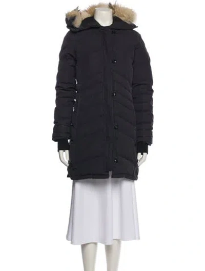 Pre-owned Canada Goose Down Coat In Blue