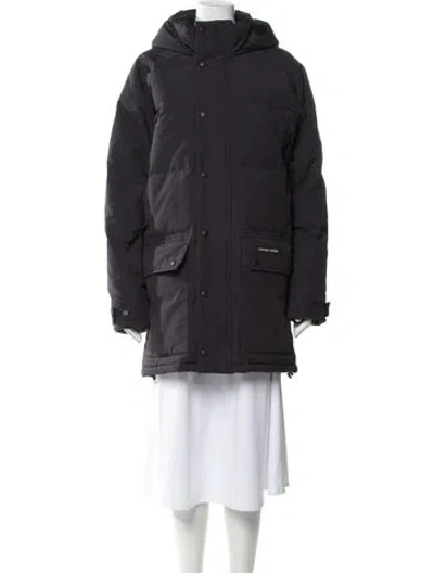 Pre-owned Canada Goose Down Coat In Blue