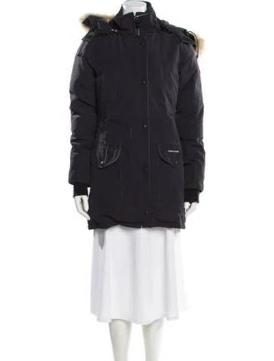 Pre-owned Canada Goose Down Coat In Blue