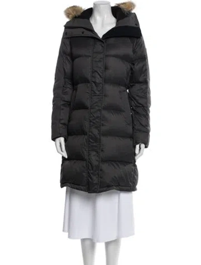 Pre-owned Canada Goose Down Coat In Blue