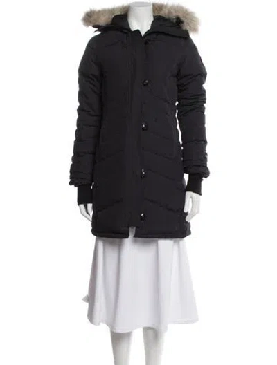 Pre-owned Canada Goose Down Coat In Blue