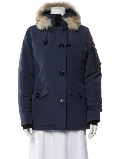 Pre-owned Canada Goose Down Coat In Blue