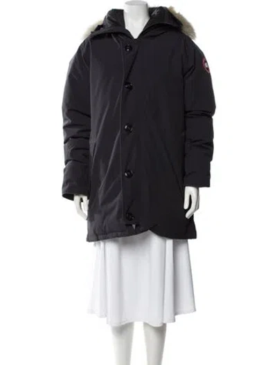 Pre-owned Canada Goose Down Coat In Blue