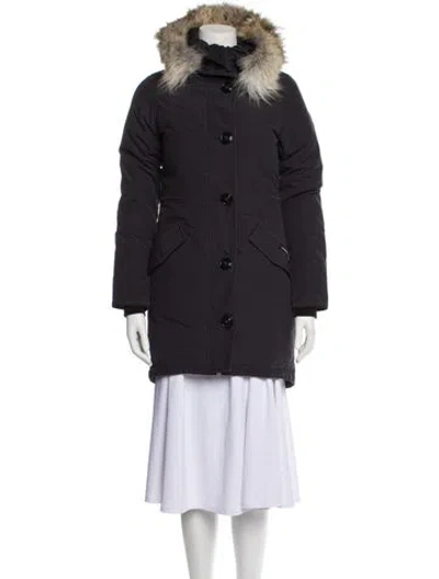 Pre-owned Canada Goose Down Coat In Blue