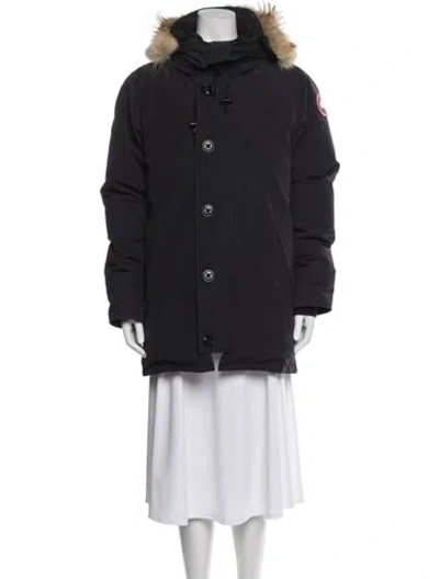 Pre-owned Canada Goose Down Coat In Blue