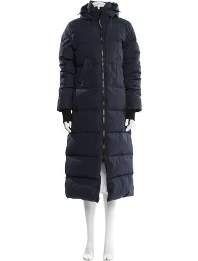 Pre-owned Canada Goose Down Coat In Blue