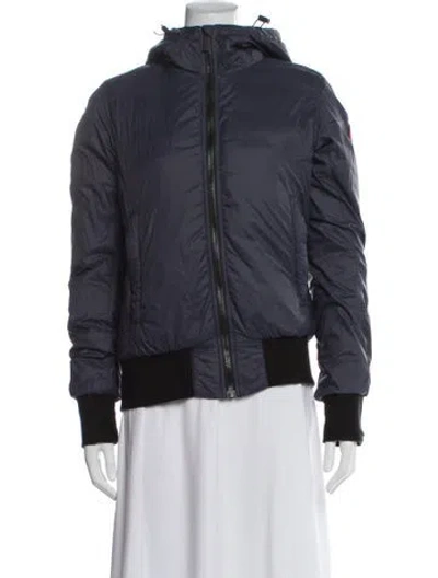 Pre-owned Canada Goose Down Coat In Blue