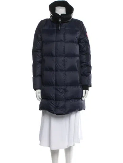 Pre-owned Canada Goose Down Coat In Blue