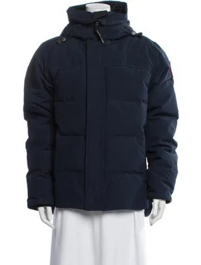 Pre-owned Canada Goose Down Coat In Blue