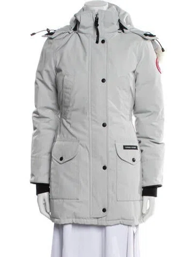 Pre-owned Canada Goose Down Coat In Gray