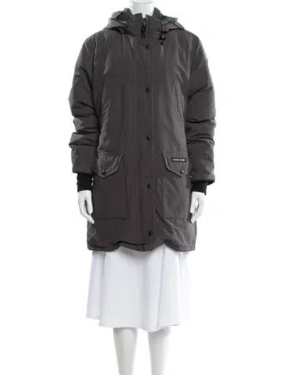 Pre-owned Canada Goose Down Coat In Gray