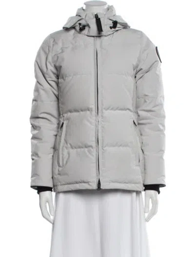 Pre-owned Canada Goose Down Coat In Gray