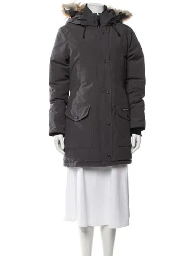 Pre-owned Canada Goose Down Coat In Gray