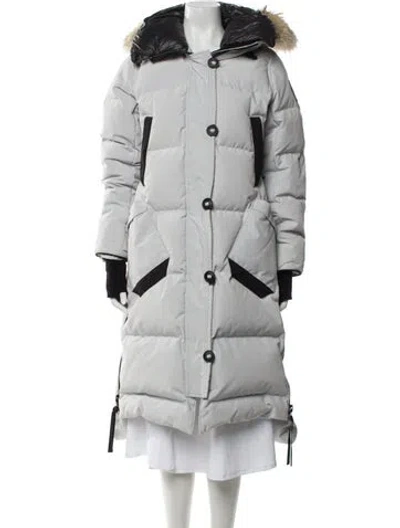 Pre-owned Canada Goose Down Coat In Gray