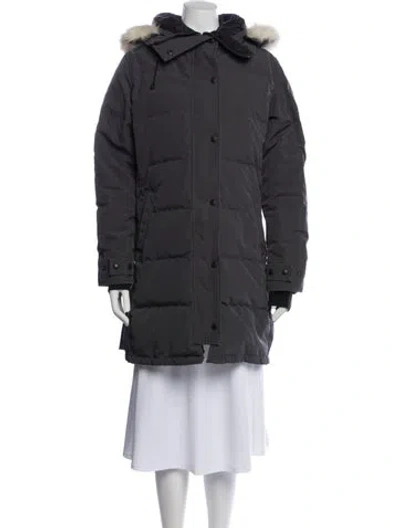 Pre-owned Canada Goose Down Coat In Gray