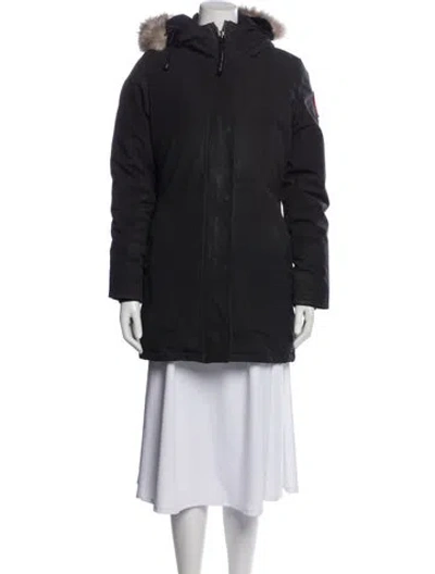 Pre-owned Canada Goose Down Coat In Gray