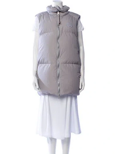 Pre-owned Canada Goose Down Coat In Gray