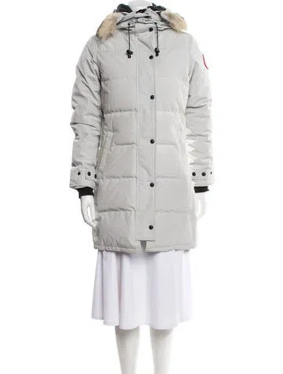 Pre-owned Canada Goose Down Coat In Gray