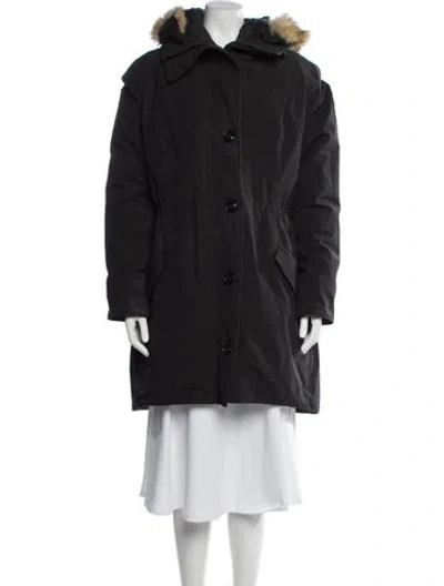 Pre-owned Canada Goose Down Coat In Gray