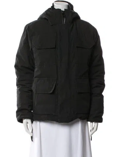 Pre-owned Canada Goose Down Coat In Gray