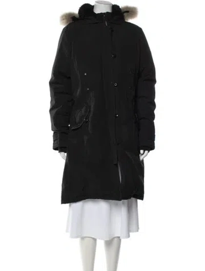 Pre-owned Canada Goose Down Coat In Gray